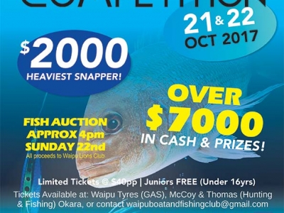 Labour Weekend Fishing Competition